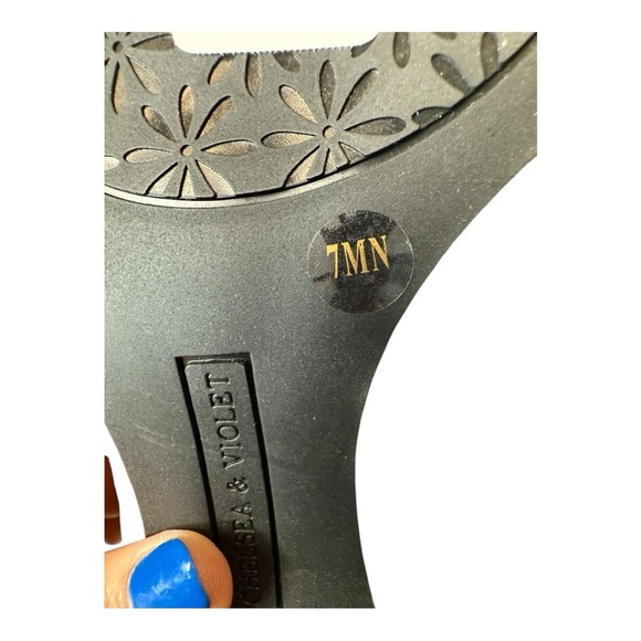 Chelsea & Violet Zayla Green Sparkle Floral Print Tall Boots NEW Retro Groovy 70 - Picture 14 of 14